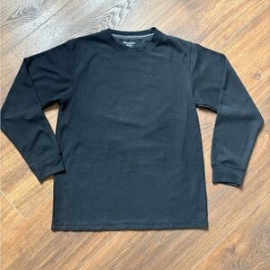 Architect Jean Co. Boys XL (18/20) Black Waffle Knit Thermal Shirt